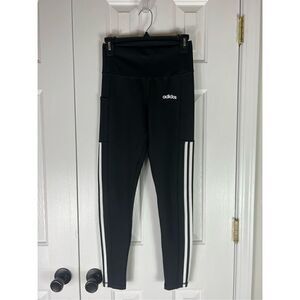 Adidas Womens Climalite Black Leggings Size Small
